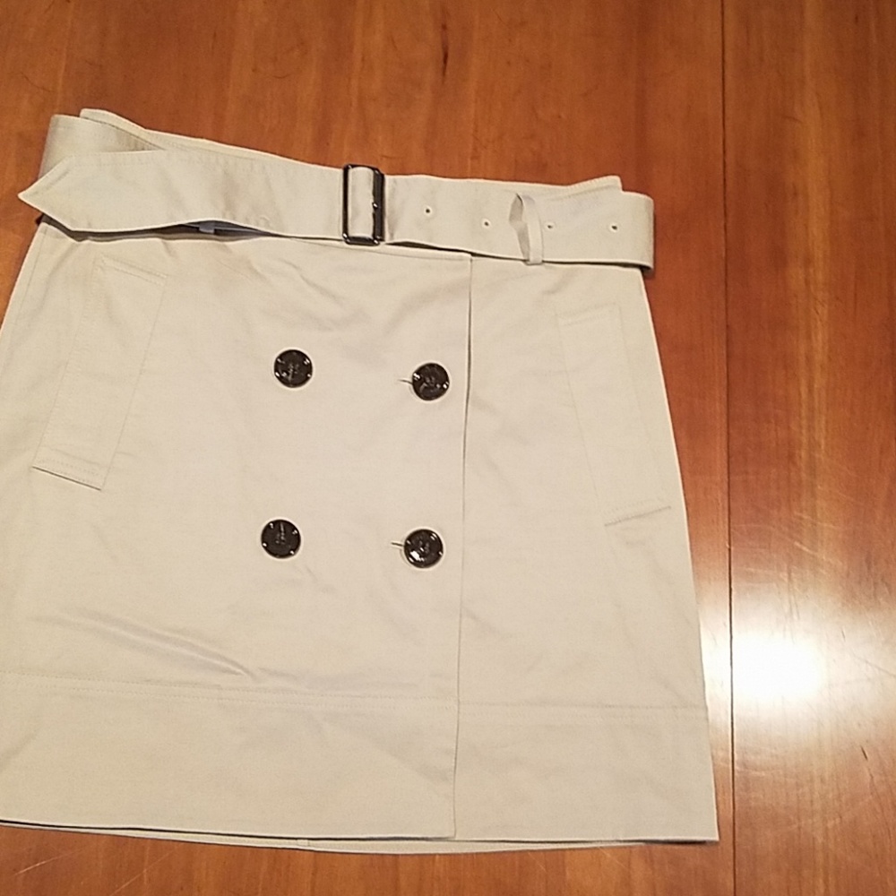 Burberry London wrap mini skirt